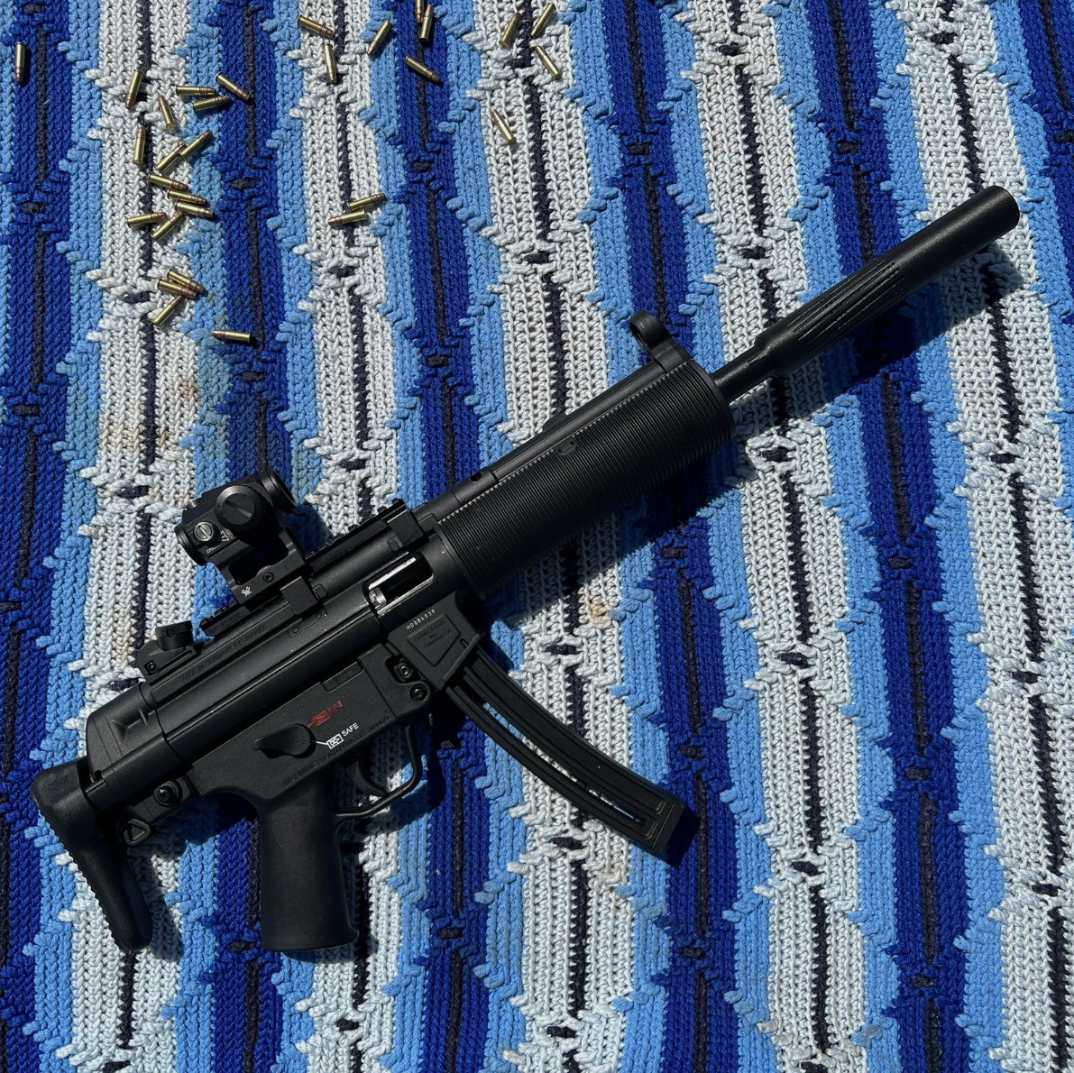 Mock Suppressor Sleeve For HK MP5 22LR CA Version
